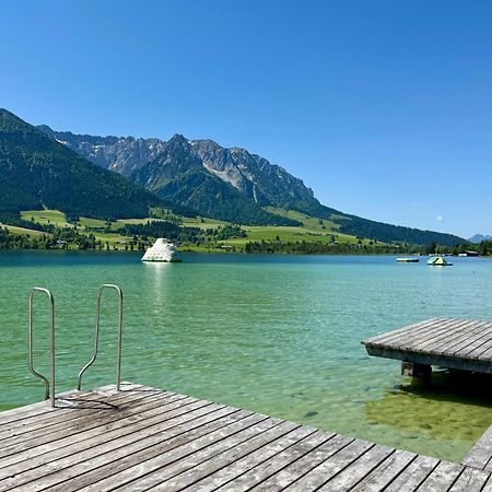 Apartment Liebelei Am See - Traumblick Aufs Kaisergebirge - Nur Ein Katzensprung Zum See Walchsee Exterior photo