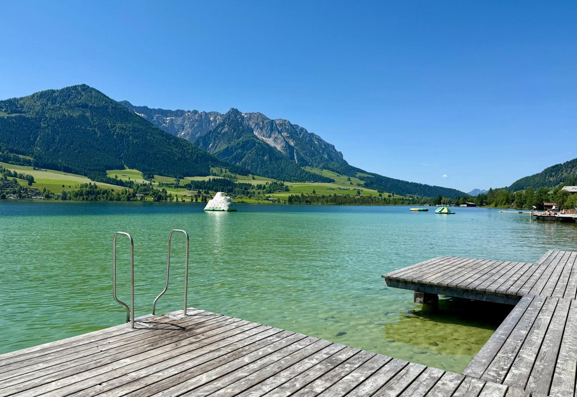 Apartment Liebelei Am See - Traumblick Aufs Kaisergebirge - Nur Ein Katzensprung Zum See Walchsee Exterior photo